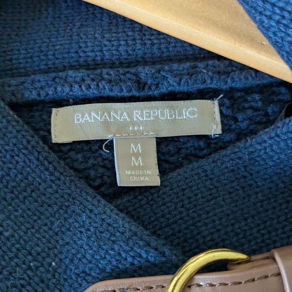 Banana Republic Blue Poncho - Picture 3 of 3